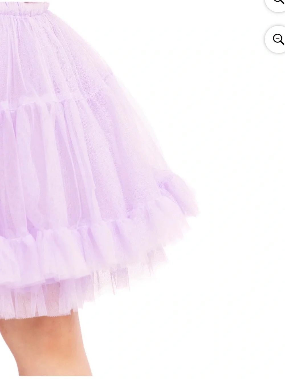 Disney Girls Lavender Tulle Princess Dress